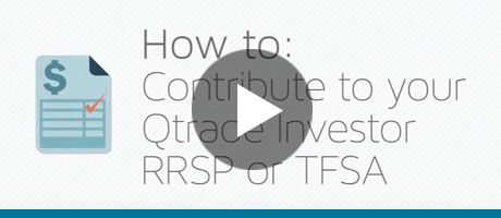 Comment de cotiser à votre REER ou CELI Investisseur Qtrade